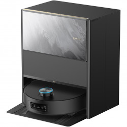 Aspirator robot Dreame Aqua 10 Ultra Track RLR81CE-BK, 25000 Pa, 200 min, 3,5/4 l, Uscat/umed, Camere AI, VersaLift DToF, Curățare automată a mopului la 100 °C, Negru