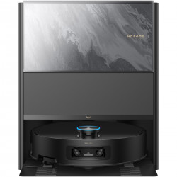 Aspirator robot Dreame Aqua 10 Ultra Track RLR81CE-BK, 25000 Pa, 200 min, 3,5/4 l, Uscat/umed, Camere AI, VersaLift DToF, Curățare automată a mopului la 100 °C, Negru