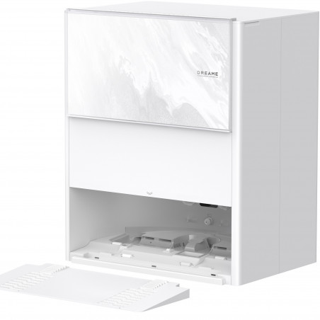 Aspirator robot Dreame Aqua 10 Ultra Track RLR81CE-WH, 25.000 Pa, 200 min, 3,5/4 l, curățare uscată/umedă, camere AI, VersaLift DToF, curățare automată a mopului la 100 °C, alb