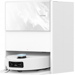Aspirator robot Dreame Aqua 10 Ultra Track RLR81CE-WH, 25.000 Pa, 200 min, 3,5/4 l, curățare uscată/umedă, camere AI, VersaLift DToF, curățare automată a mopului la 100 °C, alb