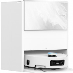 Aspirator robot Dreame Aqua 10 Ultra Track RLR81CE-WH, 25.000 Pa, 200 min, 3,5/4 l, curățare uscată/umedă, camere AI, VersaLift DToF, curățare automată a mopului la 100 °C, alb