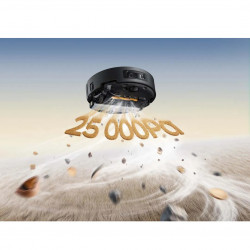Aspirator robot Dreame Aqua 10 Ultra Track RLR81CE-BK, 25000 Pa, 200 min, 3,5/4 l, Uscat/umed, Camere AI, VersaLift DToF, Curățare automată a mopului la 100 °C, Negru