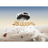 Aspirator robot Dreame Aqua 10 Ultra Track RLR81CE-WH, 25.000 Pa, 200 min, 3,5/4 l, curățare uscată/umedă, camere AI, VersaLift DToF, curățare automată a mopului la 100 °C, alb