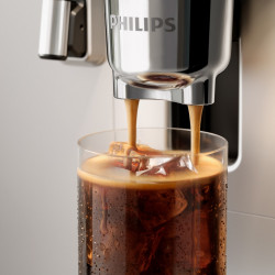 Espressor automat Philips Café Aromis 8000 EP8757/20, 1500 W, 15 bar, 1,5 l, 54 de bauturi, LatteGo Pro, SilentBrew, BrewExtract, Quiet Mark, Ecran tactil, HomeID, Gri