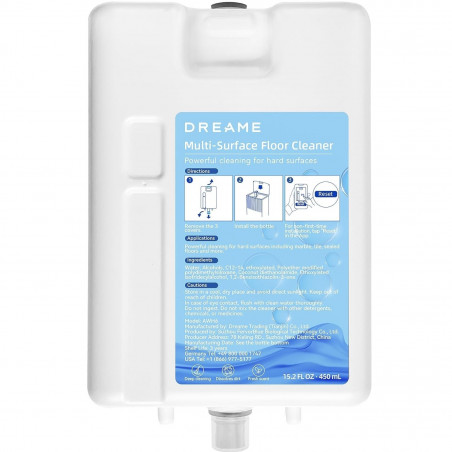 Lichid de curățare pentru aspiratorul robot Dreame L10/20/30 Ultra AWH6, 450 ml, pentru diverse suprafețe, sigur pentru copii și animale de companie, alb