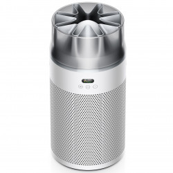 Purificator de aer Dyson HJ10 HushJet™ Purifier Compact 491355-01, 18 m², 10 viteze, Hyperdymium™, HEPA, Comenzi vocale, Oscilatie, Alb/Gri