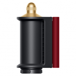 Aparat de uscat si coafat Dyson 596926-01 HS08 Airwrap i.d.™ T1/T2 RdVe/Gd Straight + Wavy, 1300 W, 13,5 l/s, Ondulare automata, Ionizare, 3 viteze, 3 temperaturi, Bluetooth, Rosu catifelat/Auriu