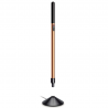 Aparat vertical pentru curatare umeda Dyson PencilWash WR04 637239-01, 300/340 ml, 30 min, 100 m², 2 moduri, Autopropulsie, Inclinare de 170°, LED, Negru/Auriu