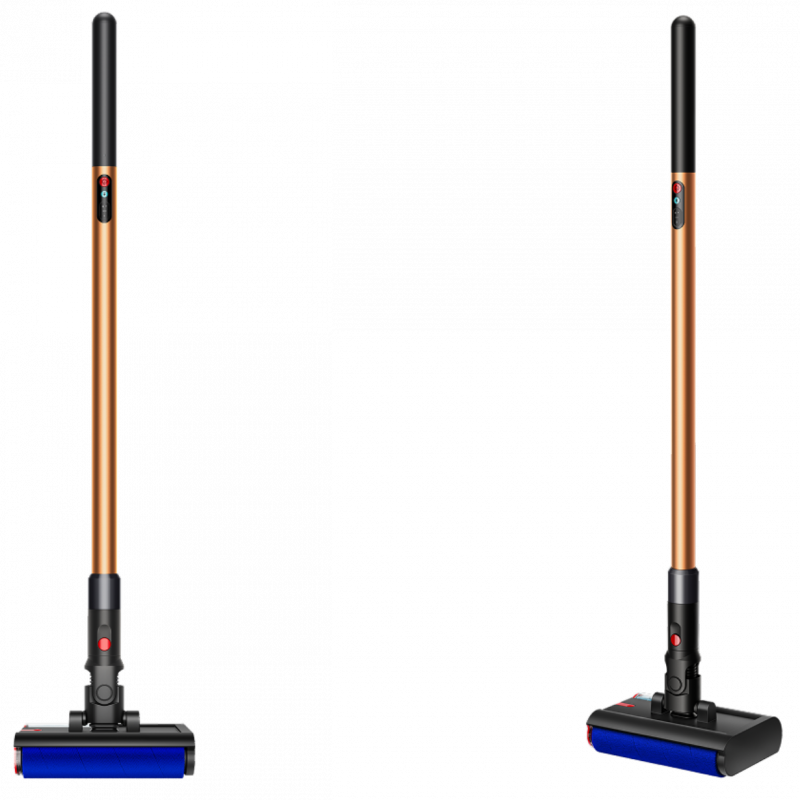 Aparat vertical pentru curatare umeda Dyson PencilWash WR04 637239-01, 300/340 ml, 30 min, 100 m², 2 moduri, Autopropulsie, Inclinare de 170°, LED, Negru/Auriu