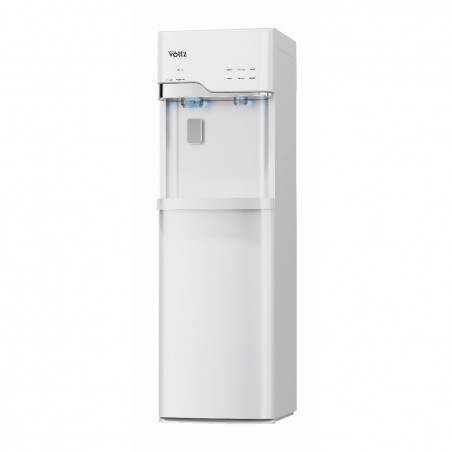 Dozator de apa cu generator de gheata Oliver Voltz OV51449G, 120-420 W, 10°-90°C, Incarcare inferioara, Racire cu compresor, Alb