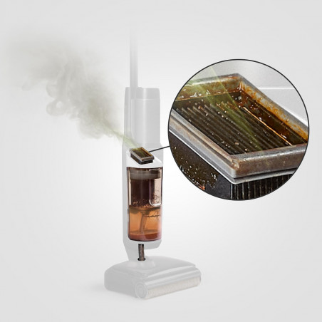 Aparat curatare uscata si umeda pentru podele Dyson Clean+Wash Hygiene 432030-01, 530/760 ml, 45 min, 350 m², 4 moduri, Autopropulsie, Uscare rola, Albastru/Cupru