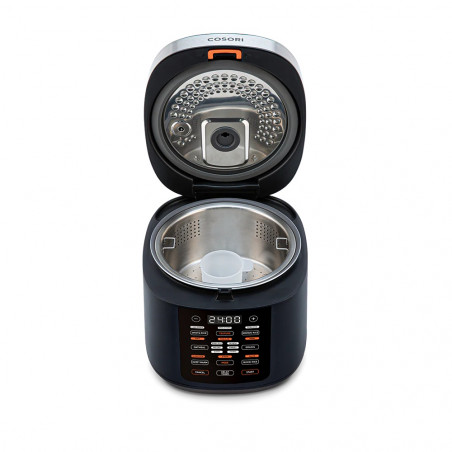 Slowcooker Cosori CRC-R501-KEU, 970 W, 5 l, 17 programe, Timer, Pornire programata, Negru