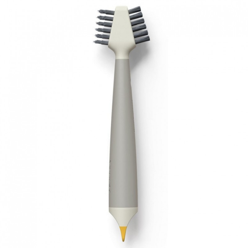 Perie pentru curatarea gresiei Joseph Joseph CleanTech™ 6500021, 18 x 5 x 3 cm, 2 tipuri de fibre, Bej