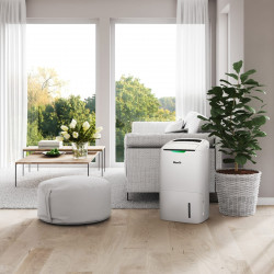 Aparat de umidificare și purificare 2 în 1 Wood's AD30G, 120 m², 5 viteze, 4 l, 26 l/24 h, hidrostat, 52 dB, IP21, alb