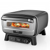 Cuptor electric pentru pizza 5-în-1 Ninja Artisan MO201EU, 1760 W, 30 x 30 cm, 5 funcții, ecran tactil, 32–370 °C, gri
