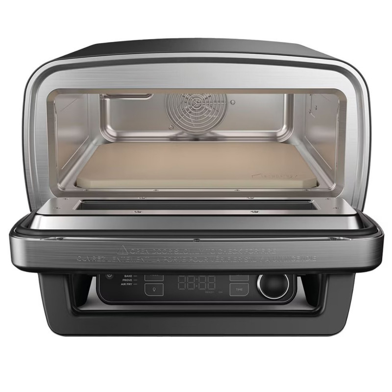 Cuptor electric pentru pizza 5-în-1 Ninja Artisan MO201EU, 1760 W, 30 x 30 cm, 5 funcții, ecran tactil, 32–370 °C, gri