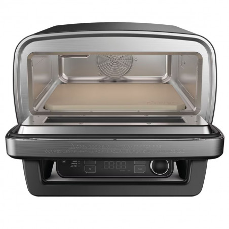 Cuptor electric pentru pizza 5-în-1 Ninja Artisan MO201EU, 1760 W, 30 x 30 cm, 5 funcții, ecran tactil, 32–370 °C, gri