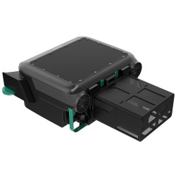 Skimmer solar / DC pentru curatarea suprafetei apei din piscine LOTUS, Pana la 10 ore, 3 motoare, 6 l, IPX8, Negru