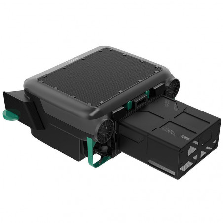 Skimmer solar / DC pentru curatarea suprafetei apei din piscine LOTUS, Pana la 10 ore, 3 motoare, 6 l, IPX8, Negru