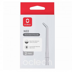 Set 2 duze pentru dus dentar Oclean N22, Compatibile cu modelul W10, Standard, Transparente