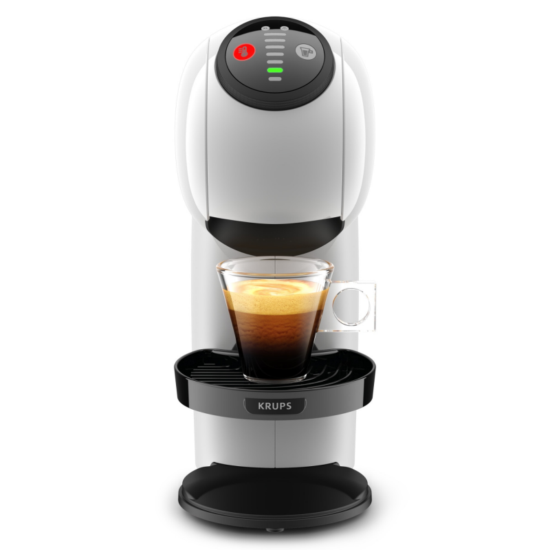 Espressor Krups KP243110 NDG GENIO S WHITE, 1500 W, 15 bar, 0,8 l, Compatibil cu capsulele NESCAFÉ® Dolce Gusto®, LED, Functie XL, Alb