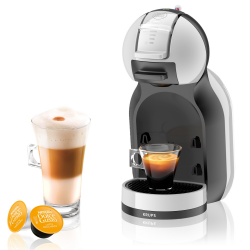 Espressor Krups KP123B10 NDG MINI ME, 1500 W, 15 bar, 0,8 l, Compatibil cu capsulele NESCAFÉ® Dolce Gusto®, Functie XL, ECO, Gri