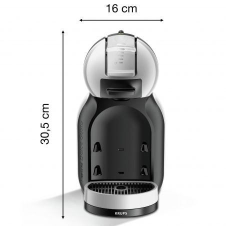 Espressor Krups KP123B10 NDG MINI ME, 1500 W, 15 bar, 0,8 l, Compatibil cu capsulele NESCAFÉ® Dolce Gusto®, Functie XL, ECO, Gri