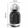 Espressor Krups KP123B10 NDG MINI ME, 1500 W, 15 bar, 0,8 l, Compatibil cu capsulele NESCAFÉ® Dolce Gusto®, Functie XL, ECO, Gri