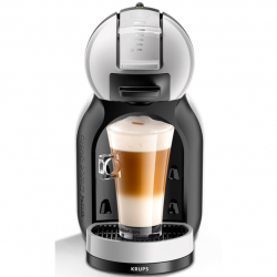 Espressor Krups KP123B10 NDG MINI ME, 1500 W, 15 bar, 0,8 l, Compatibil cu capsulele NESCAFÉ® Dolce Gusto®, Functie XL, ECO, Gri