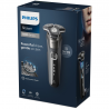 Aparat de ras electric Philips Shaver Series 5000 S5887/10, 9 W, 60 min, pentru ras umed/uscat, trimmer încorporat, SkinIQ, PowerAdapt, capete rotative la 360°, lame cu autoascuțire, gri carbon