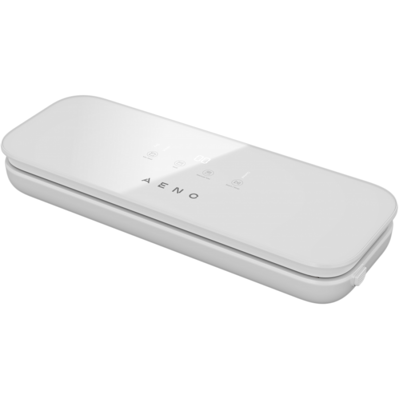 Aparat de vidat alimente AENO AVS0004W, 70 kPa, 4 moduri, Latime maxima a pungii de 30 cm, Functie automata, Buton Stop, LED, Alb