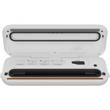 Aparat de vidat alimente AENO AVS0004W, 70 kPa, 4 moduri, Latime maxima a pungii de 30 cm, Functie automata, Buton Stop, LED, Alb