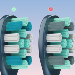 Perie de dinți electrică cu vibrații AENO ADB0010N, 5 W, DuPont™, cronometru, 5 moduri, 90 de zile cu o singură încărcare, albastru