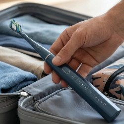 Perie de dinți electrică cu vibrații AENO ADB0010N, 5 W, DuPont™, cronometru, 5 moduri, 90 de zile cu o singură încărcare, albastru