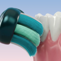 Perie de dinți electrică cu vibrații AENO ADB0010N, 5 W, DuPont™, cronometru, 5 moduri, 90 de zile cu o singură încărcare, albastru