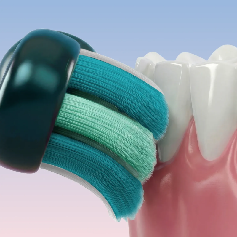 Perie de dinți electrică cu vibrații AENO ADB0010N, 5 W, DuPont™, cronometru, 5 moduri, 90 de zile cu o singură încărcare, albastru