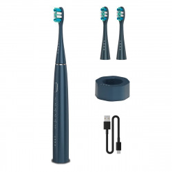 Perie de dinți electrică cu vibrații AENO ADB0010N, 5 W, DuPont™, cronometru, 5 moduri, 90 de zile cu o singură încărcare, albastru