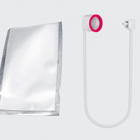 Aparat de vidat alimente AENO AVS0004W, 70 kPa, 4 moduri, Latime maxima a pungii de 30 cm, Functie automata, Buton Stop, LED, Alb