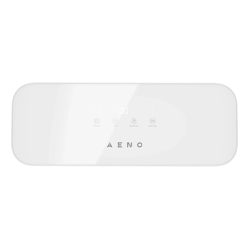 Aparat de vidat alimente AENO AVS0004W, 70 kPa, 4 moduri, Latime maxima a pungii de 30 cm, Functie automata, Buton Stop, LED, Alb
