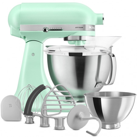 Mixer planetar KitchenAid Artisan Spearmint – Culoarea anului 2026, Model 5KSM195PSESD, 300 W, 4,7 l, Menta