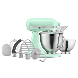 Mixer planetar KitchenAid Artisan Spearmint – Culoarea anului 2026, Model 5KSM195PSESD, 300 W, 4,7 l, Menta