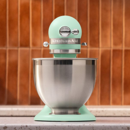 Mixer planetar KitchenAid Artisan Spearmint – Culoarea anului 2026, Model 5KSM195PSESD, 300 W, 4,7 l, Menta
