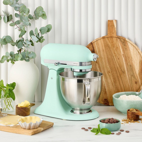 Mixer planetar KitchenAid Artisan Spearmint – Culoarea anului 2026, Model 5KSM195PSESD, 300 W, 4,7 l, Menta