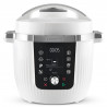 Multicooker Instant Pot Pro Max 112-0001-01-EU, 1200 W, 5,7 l, 105 kPa, 10 programe, Nutriboost, WiFi, ecran LCD, oțel inoxidabil, alb/mat