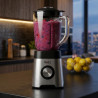 Blender Oliver Voltz OV51162E, 800 W, 2 viteze+Pulse, 1.5 L, Zdrobire gheata, Negru/Argintiu