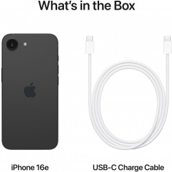 Smartphone Apple iPhone 16e, 128 GB, negru