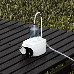 Cana automata pentru purificarea apei Elixir UP, 1,7 l, 2 moduri, Filtru compozit Nano cu strat de carbune, Elimină bacteriile si virusurile, Alb