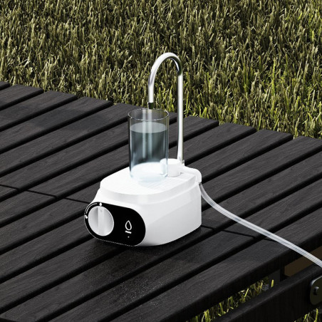 Cana automata pentru purificarea apei Elixir UP, 1,7 l, 2 moduri, Filtru compozit Nano cu strat de carbune, Elimină bacteriile si virusurile, Alb