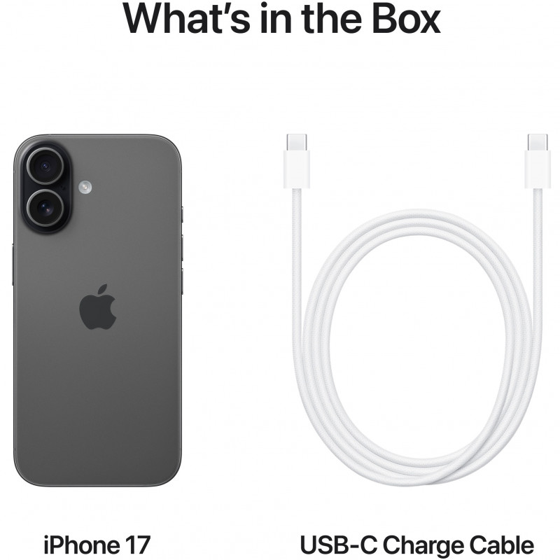 Smartphone Apple iPhone 17, 512 GB, 5G, negru