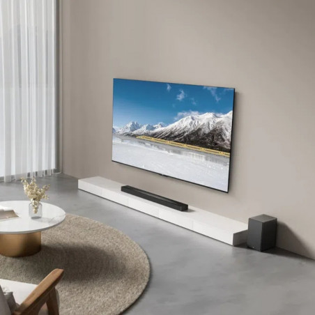 Soundbar / bara de sunet fara fir TCL Q65HE, 580 W, 123,5 cm, Dolby Atmos și DTS-X, Gama Q Series, Wi-Fi, LED, Negru